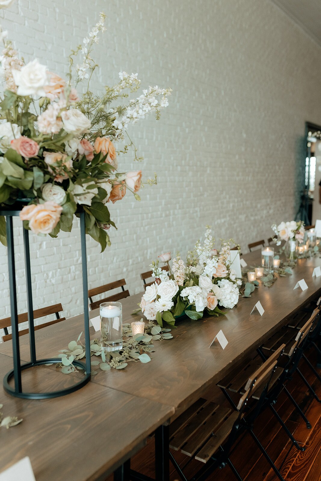 Wedding Centerpieces w/ Garland